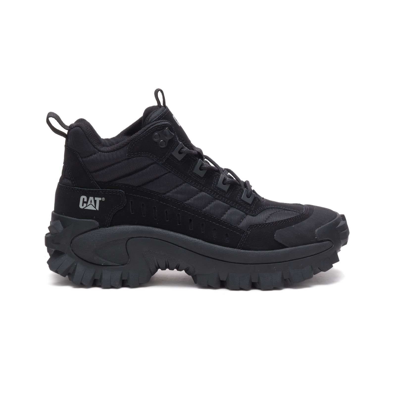 Women's Caterpillar Intruder Mid Trainers Black Ireland CMXW02639